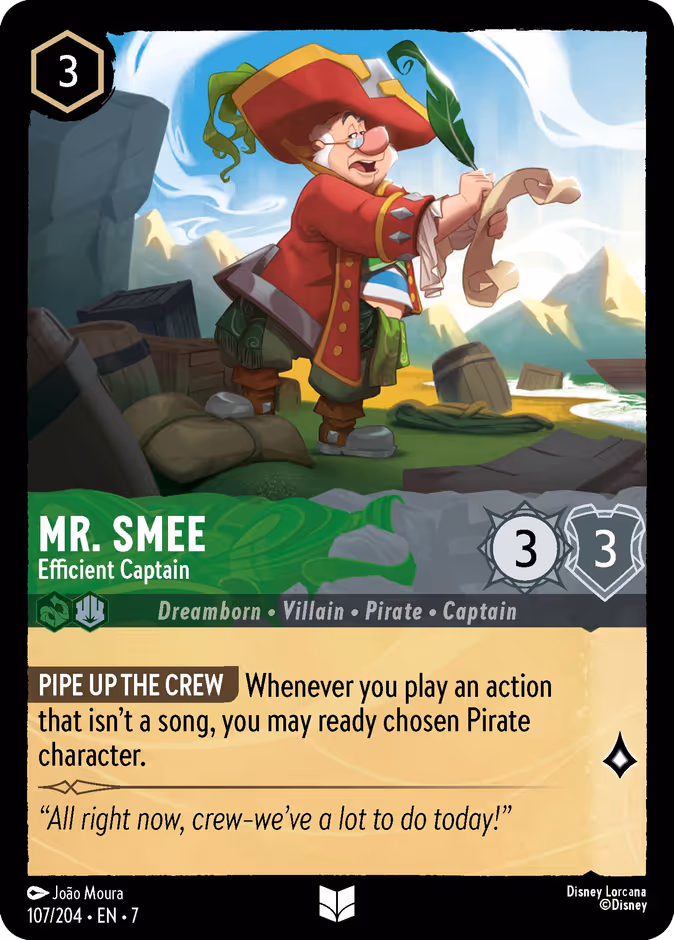 Mr. Smee - Efficient Captain #107 (Uncommon)