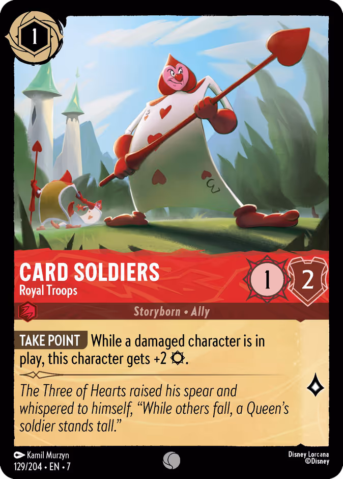 Card Soldiers - Royal Troops #129 (Common)