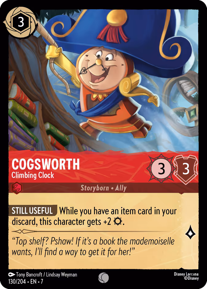Cogsworth - Climbing Clock #130 (Common)
