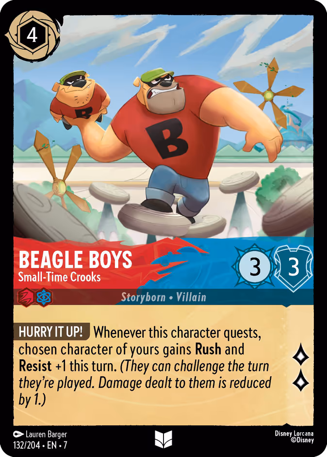 Beagle Boys - Small-Time Crooks #132 (Uncommon)