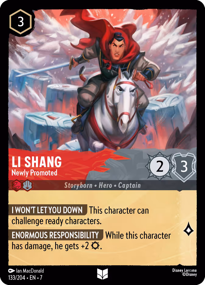 Li Shang - Newly Promoted #133 (Uncommon)