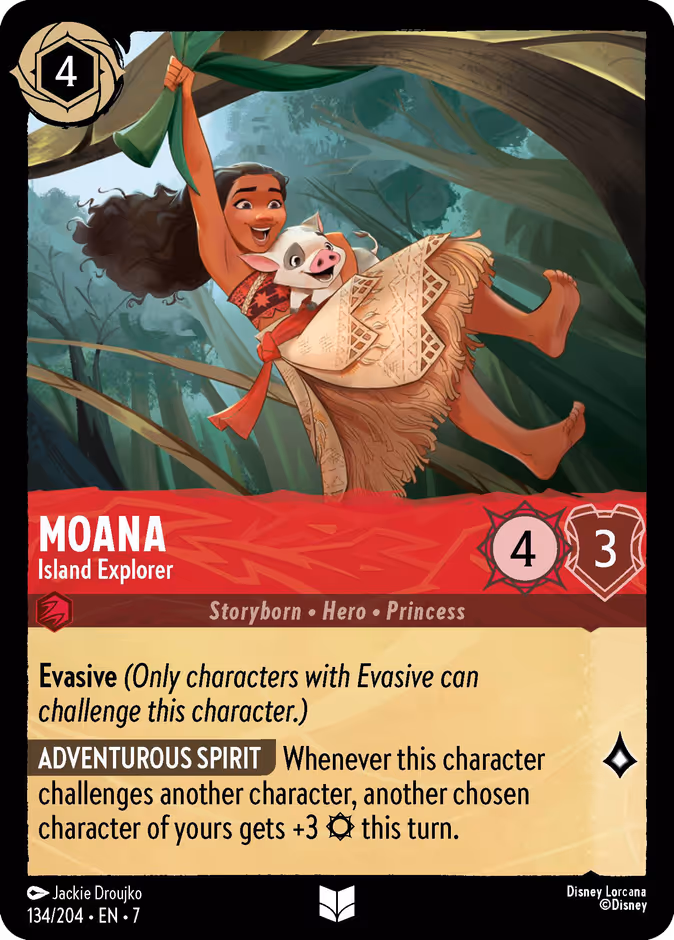 Moana - Island Explorer #134 (Uncommon)
