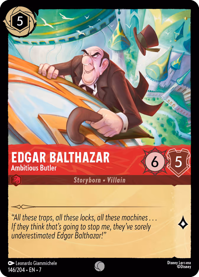 Edgar Balthazar - Ambitious Butler #146 (Common)