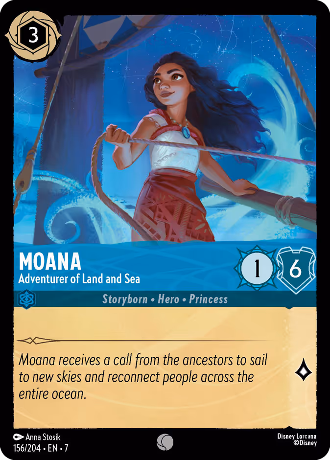 Moana - Adventurer of Land and Sea #156 (Common)