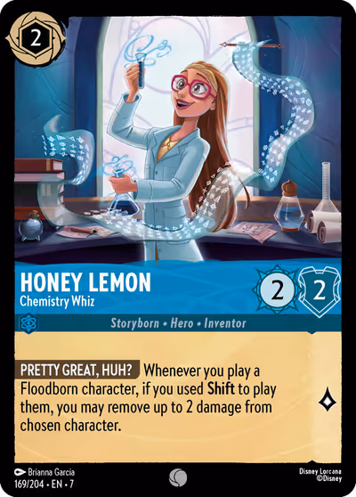 Honey Lemon - Chemistry Whiz #169 — Archazia's Island (Common) · Disney Lorcana