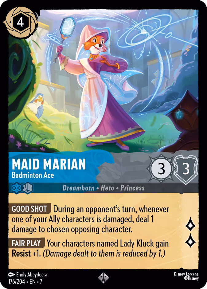Maid Marian - Badminton Ace #176 (Super_rare)