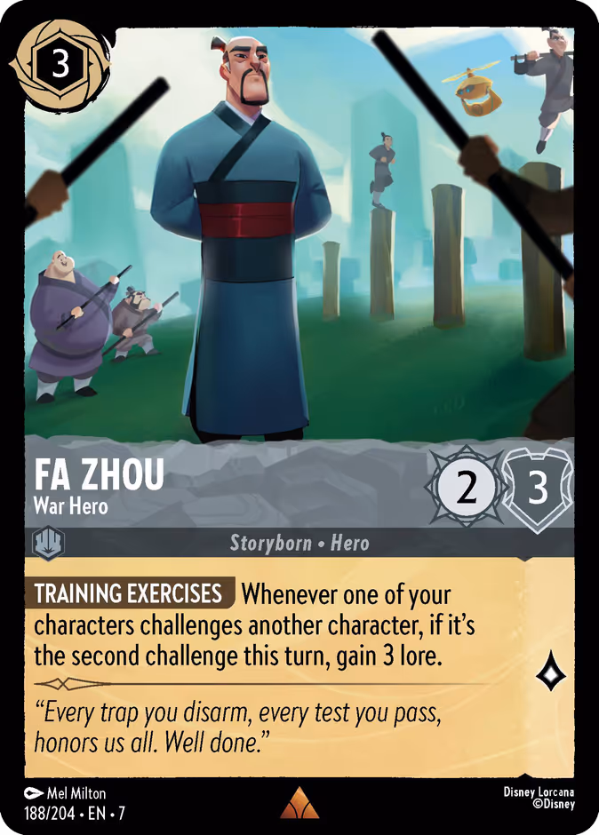 Fa Zhou - War Hero #188 (Rare)