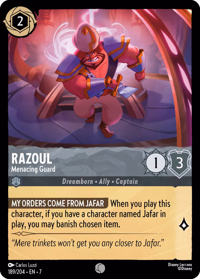 Razoul - Menacing Guard #189 (Common)