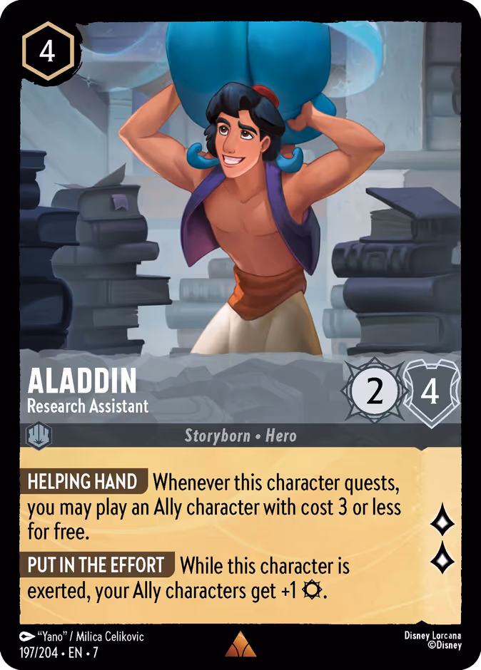 Aladdin - Research Assistant #197 (Rare)