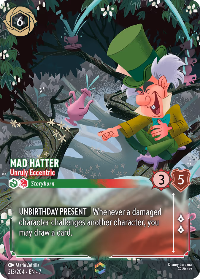 Mad Hatter - Unruly Eccentric #213 #213 (Enchanted)