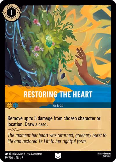 Restoring the Heart #39 Foil — Archazia's Island (Uncommon) · Disney Lorcana