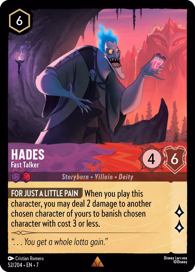 Hades - Fast Talker #52 (Rare)