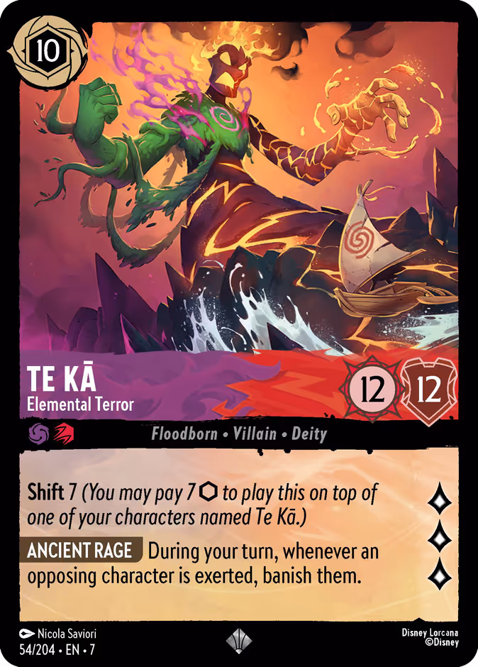 Te Ka - Elemental Terror #54 (Super_rare)