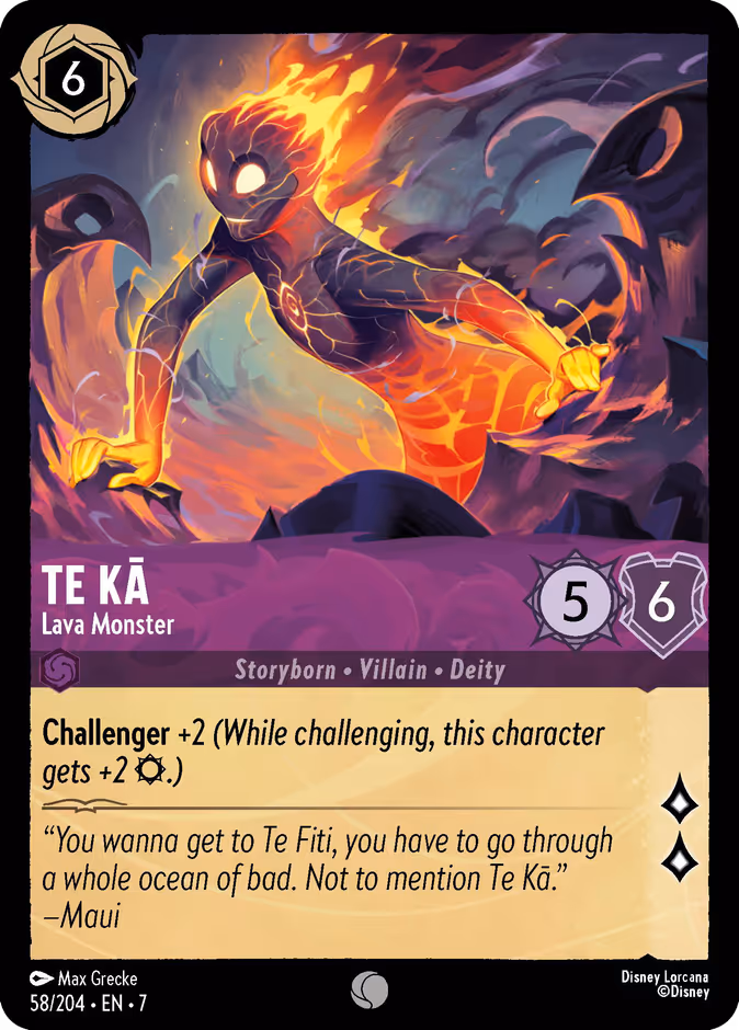 Te Ka - Lava Monster #58 (Common)