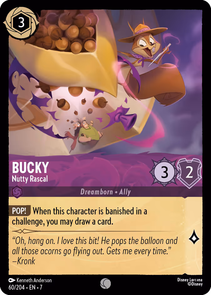 Bucky - Nutty Rascal #60 (Common)