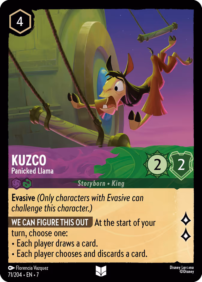 Kuzco - Panicked Llama #71 (Uncommon)