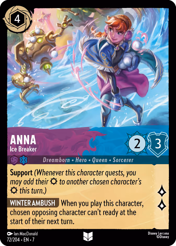 Anna - Ice Breaker #72 (Uncommon)