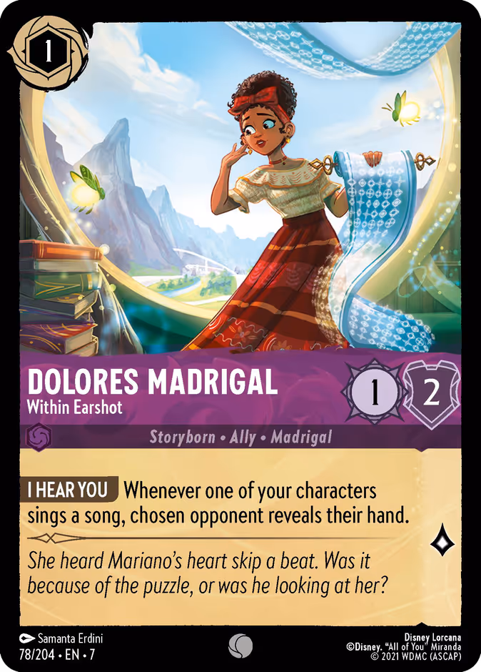 Dolores Madrigal - Within Earshot #78 (Common)