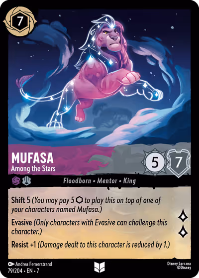Mufasa - Among the Stars #79 — Archazia's Island (Uncommon) · Disney Lorcana