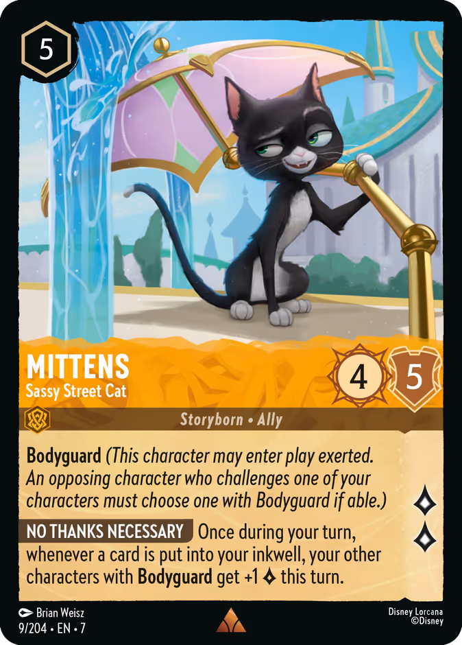 Mittens - Sassy Street Cat #9 (Rare)