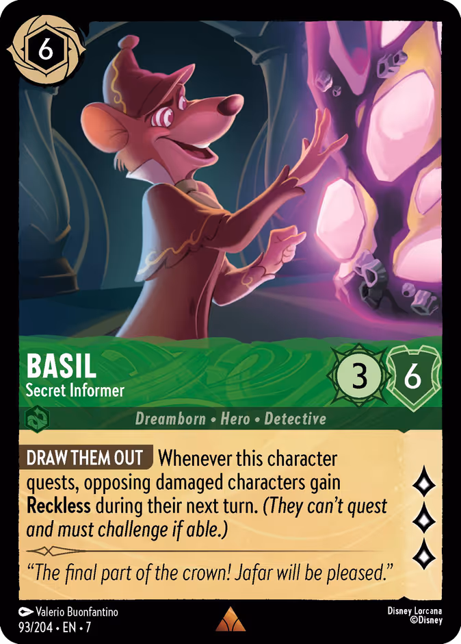 Basil - Secret Informer #93 (Rare)