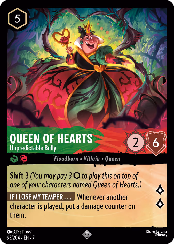 Queen of Hearts - Unpredictable Bully #95 (Super_rare)