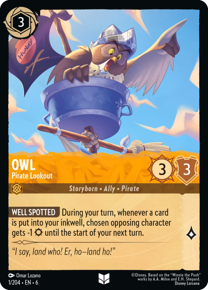 Owl - Pirate Lookout #1 (Uncommon)