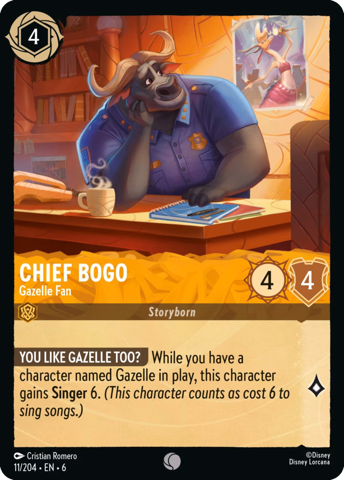 Chief Bogo - Gazelle Fan #11 (Common)