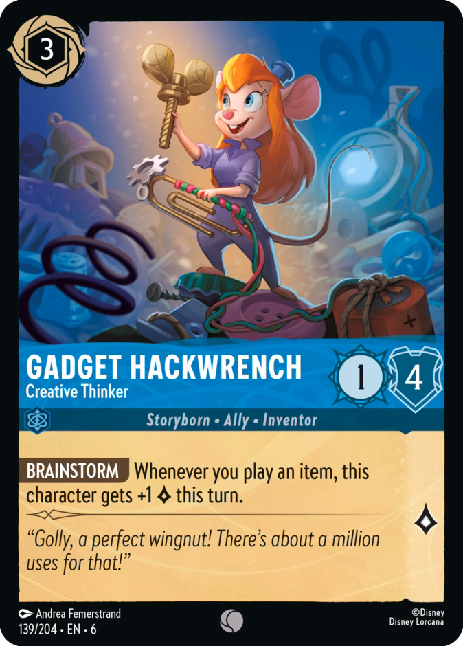 Gadget Hackwrench - Creative Thinker #139 (Common)