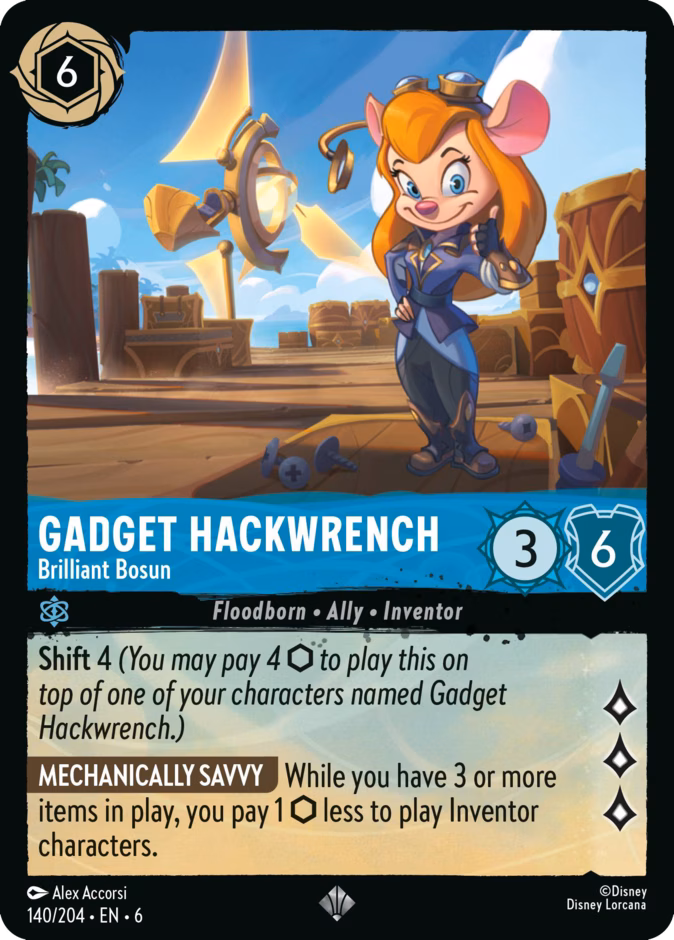 Gadget Hackwrench - Brilliant Bosun #140 (Super_rare)
