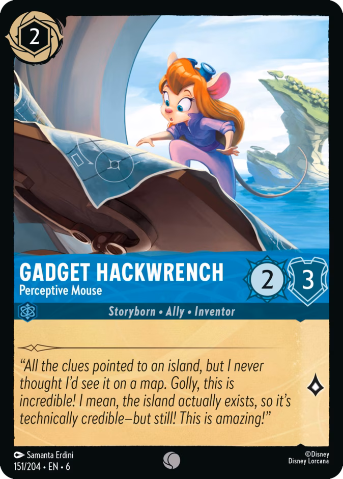 Gadget Hackwrench - Perceptive Mouse #151 (Common)