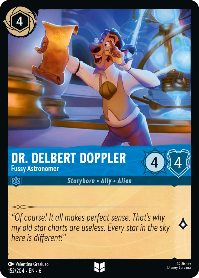 Dr. Delbert Doppler - Fussy Astronomer #152 (Uncommon)