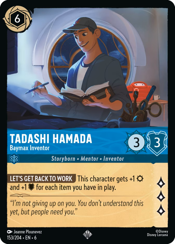 Tadashi Hamada - Baymax Inventor #153 (Super_rare)