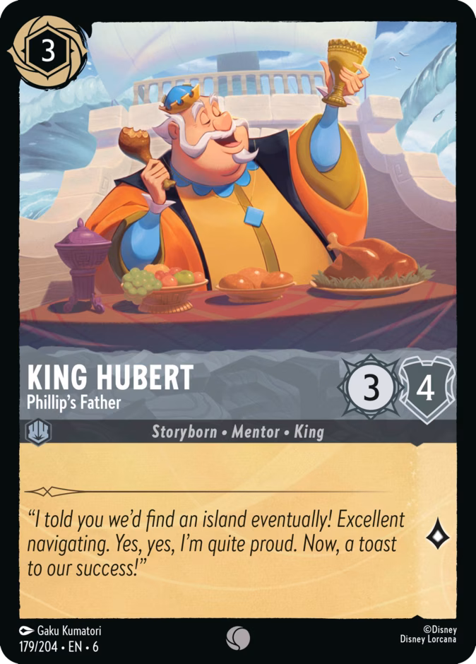 King Hubert - Phillip's Father #179 (Common)