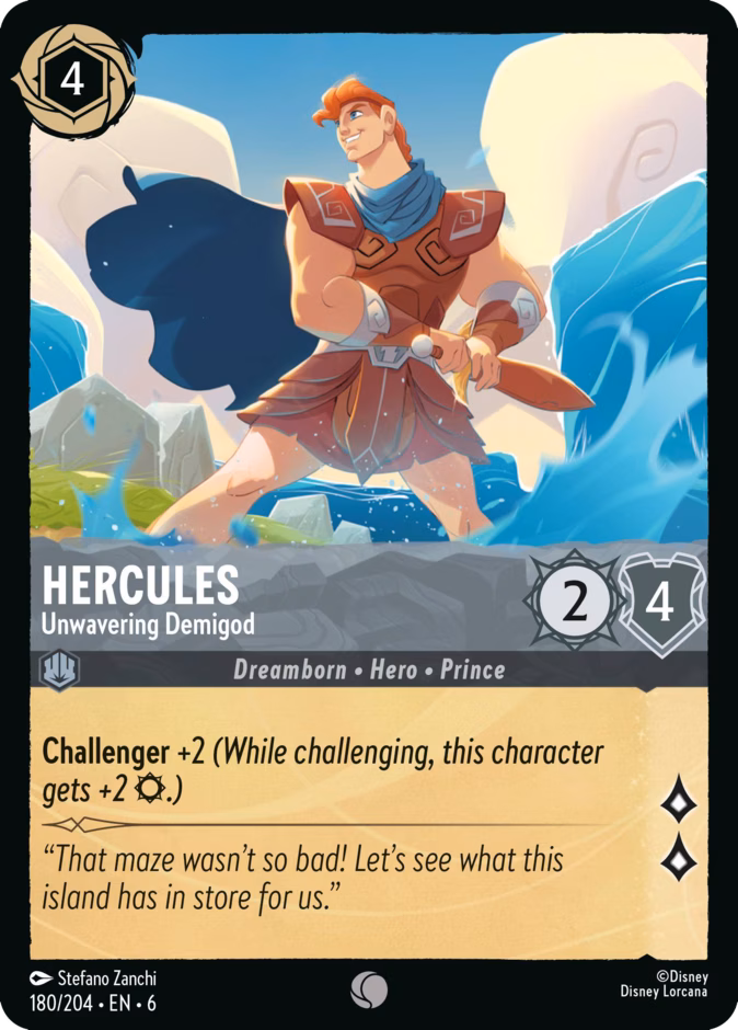 Hercules - Unwavering Demigod #180 (Common)