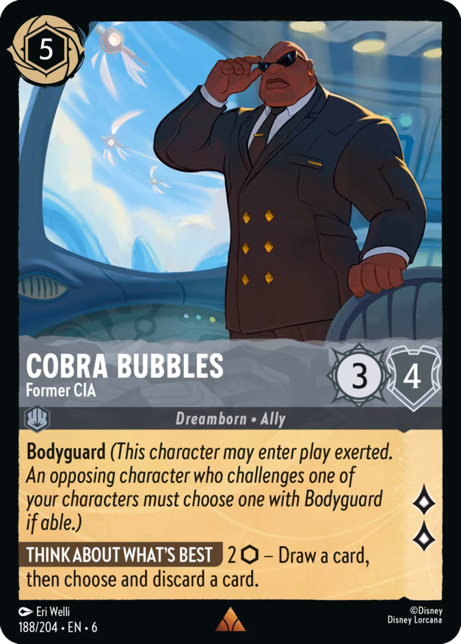 Cobra Bubbles - Former CIA #188 (Rare)