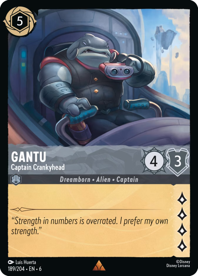 Gantu - Captain Crankyhead #189 (Rare)