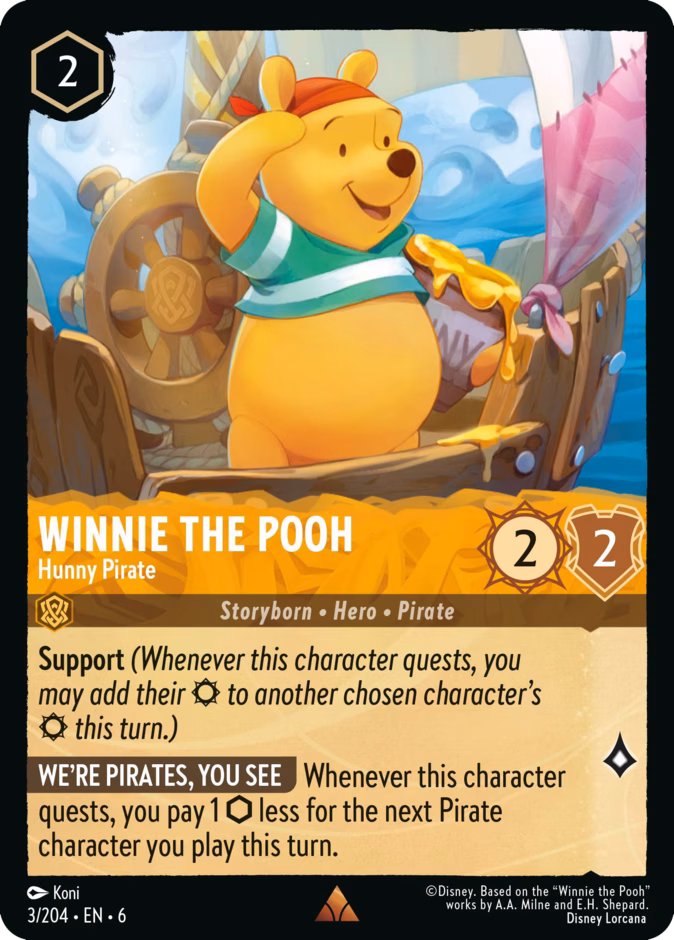 Winnie the Pooh - Hunny Pirate #3 (Rare)