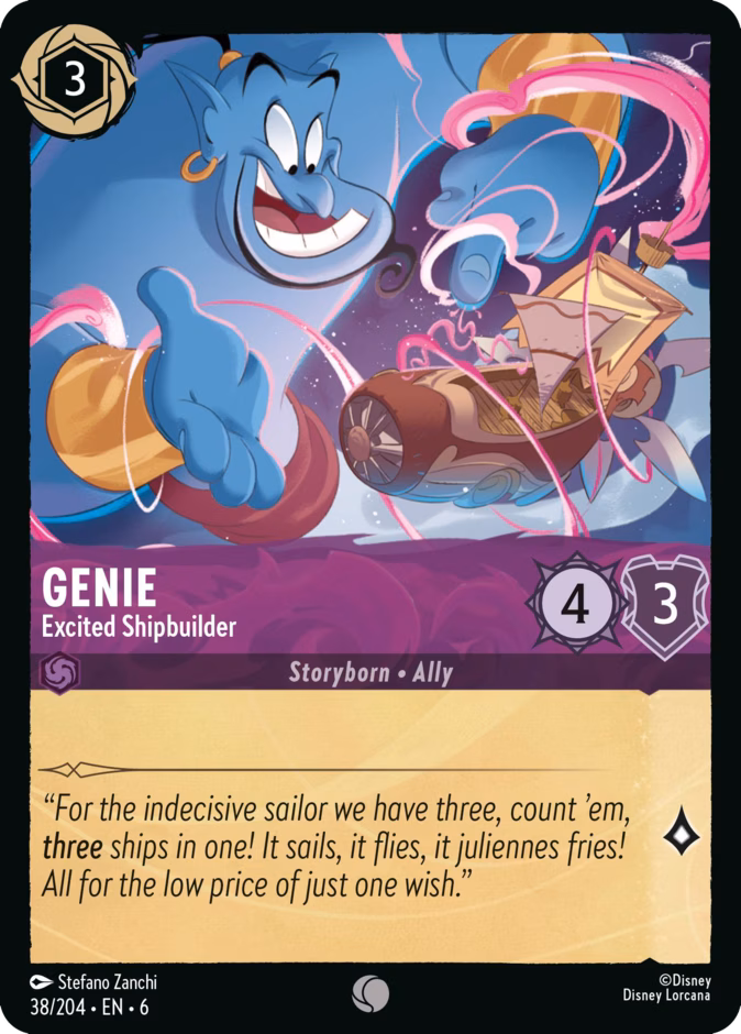 Genie - Excited Shipbuilder #38 (Common)