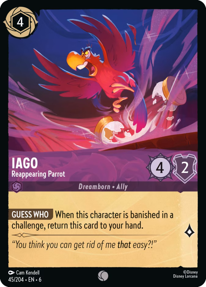 Iago - Reappearing Parrot #45 (Common)