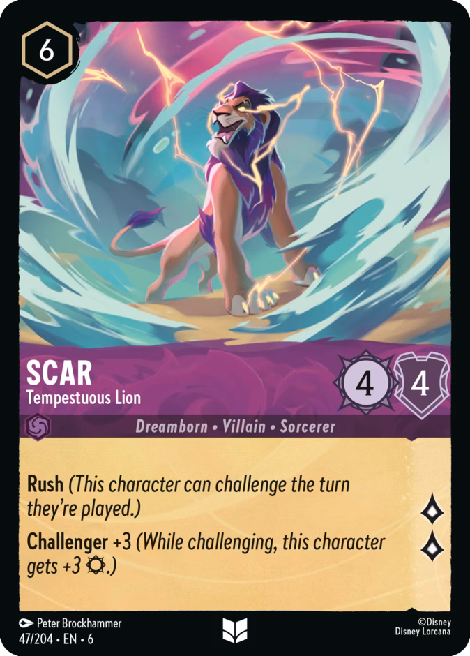 Scar - Tempestuous Lion #47 (Uncommon)