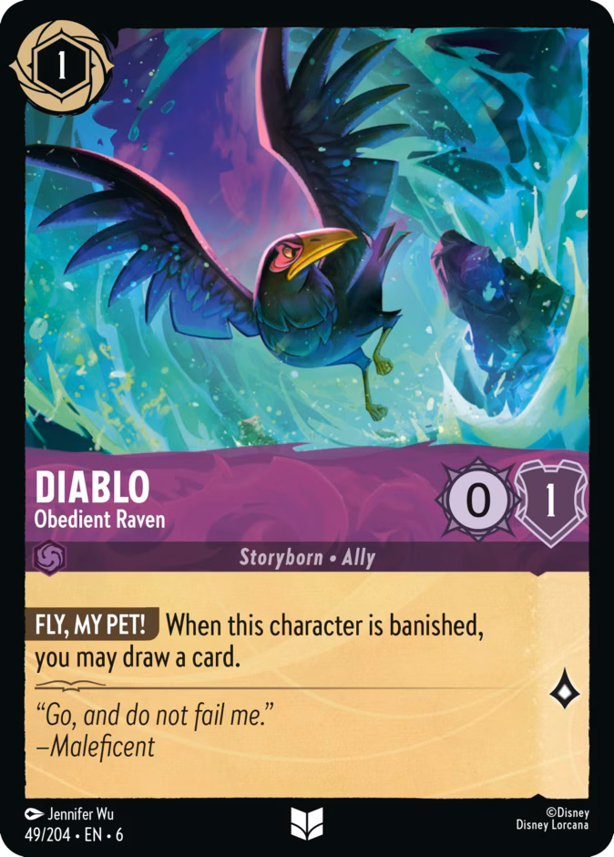 Diablo - Obedient Raven — Disney Lorcana