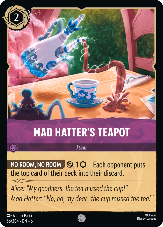 Mad Hatter's Teapot #66 (Common)