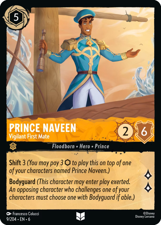 Prince Naveen - Vigilant First Mate #9 (Uncommon)