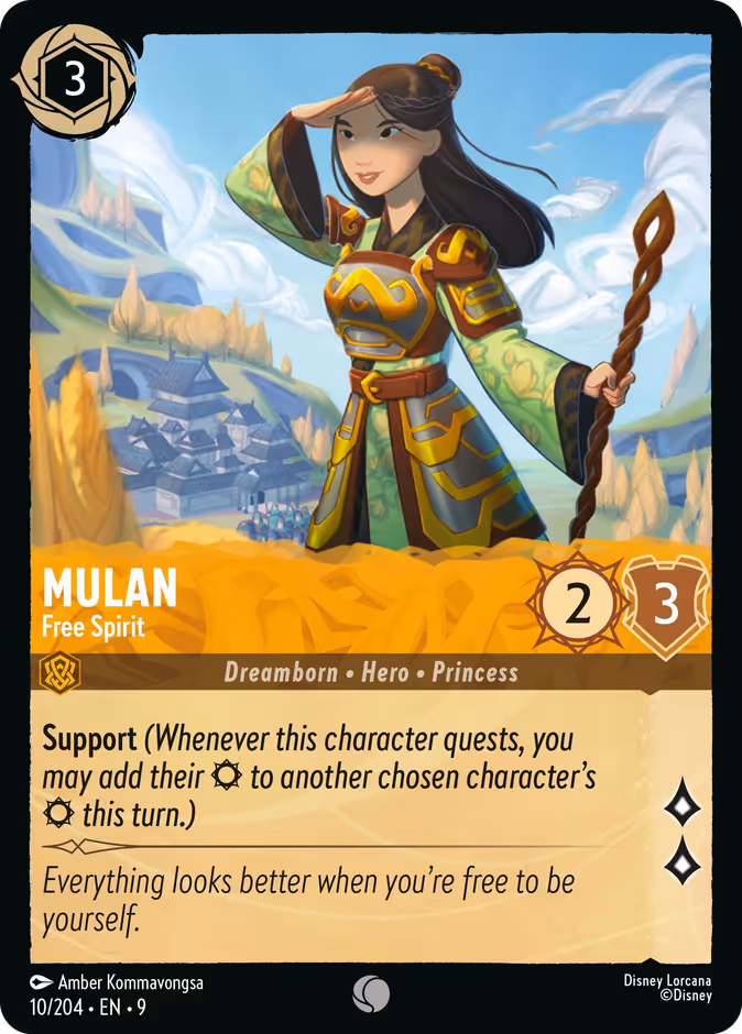 Mulan - Free Spirit #10 (Common)