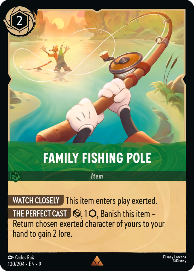 Family Fishing Pole #100 (Rare)