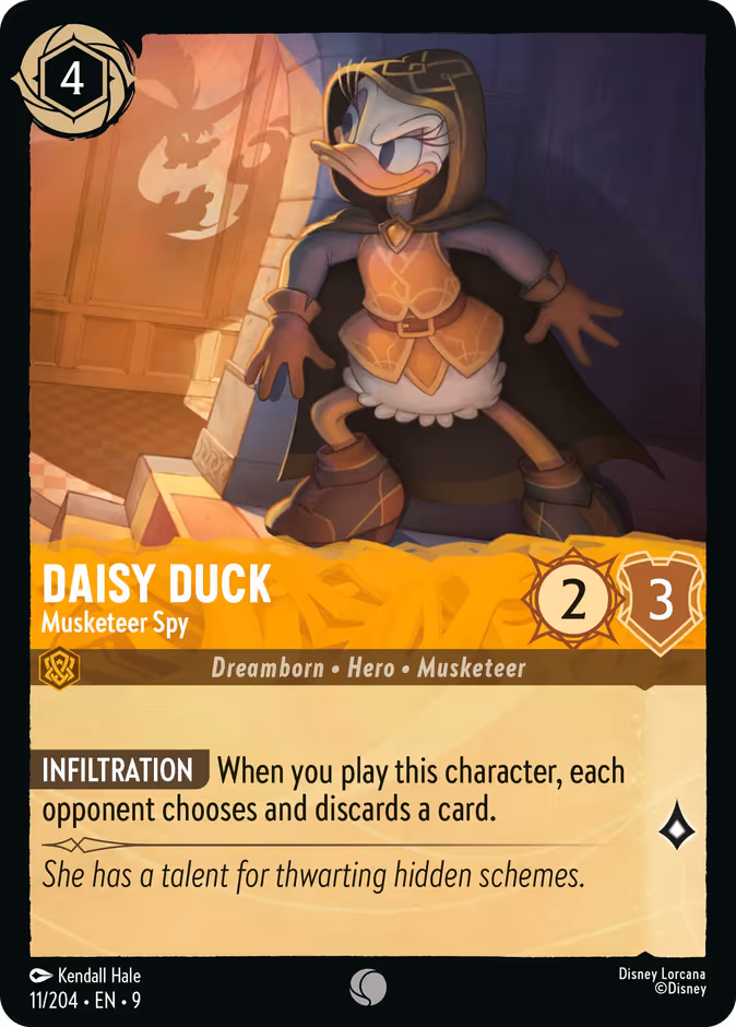 Daisy Duck - Musketeer Spy #11 (Common)