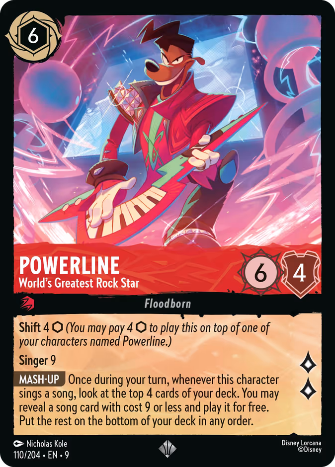 Powerline - World's Greatest Rock Star #110 (Super_rare)