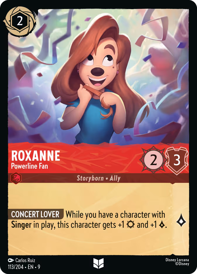 Roxanne - Powerline Fan #113 (Uncommon)