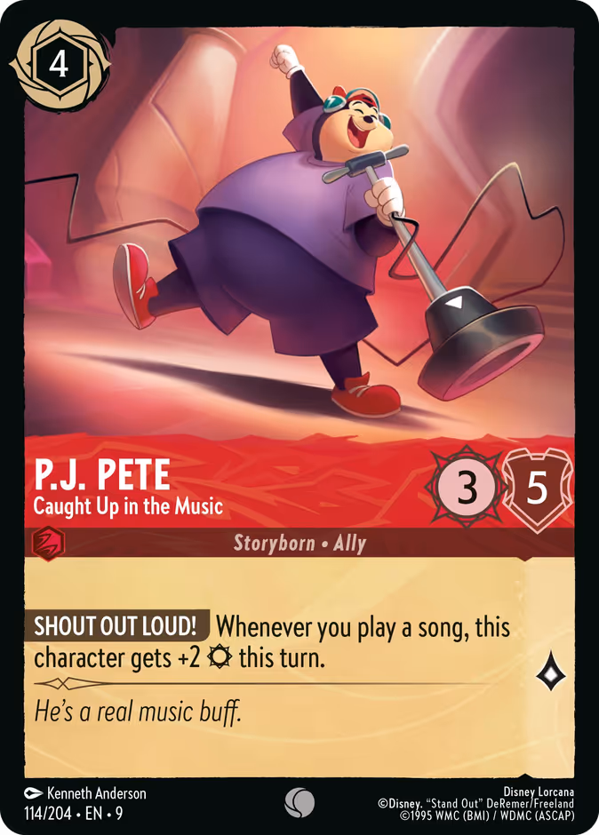 P.J. Pete - Caught Up in the Music #114 (Common)